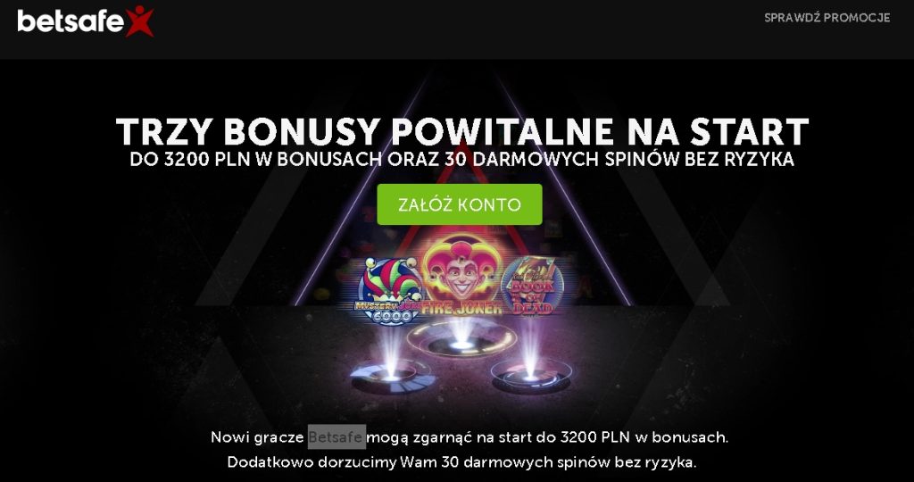 Betsafe bonus powitalny